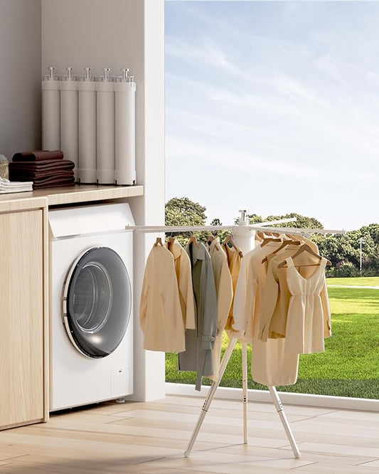 Foldable Standing Man Clothes Drying Rack