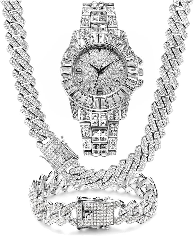 WATCH, BRACELET and Necklace set