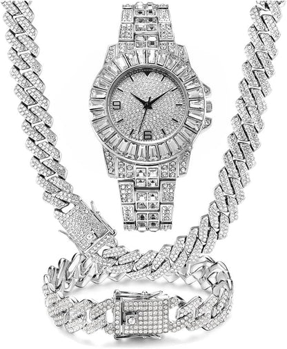 WATCH, BRACELET and Necklace set